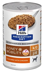 Hill's Prescription Diet k/d + Mobility влажный корм для собак (курица)